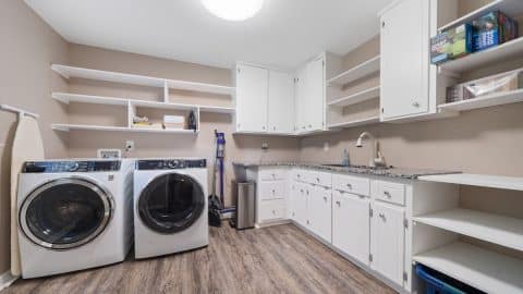 Laundry area