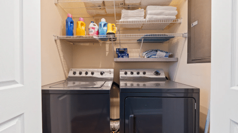 Peninsula on Lake Sinclair Laundry area